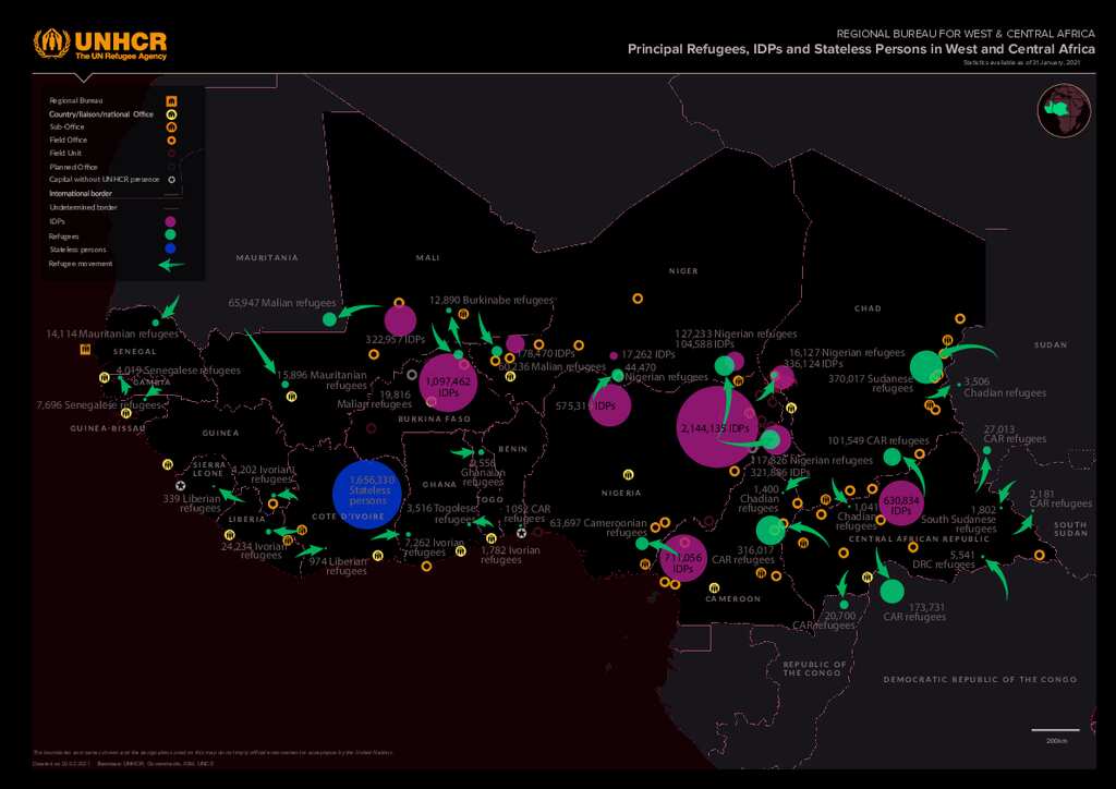 Document UNHCR RBWCA Principal Refugees IDPs And Stateless Persons