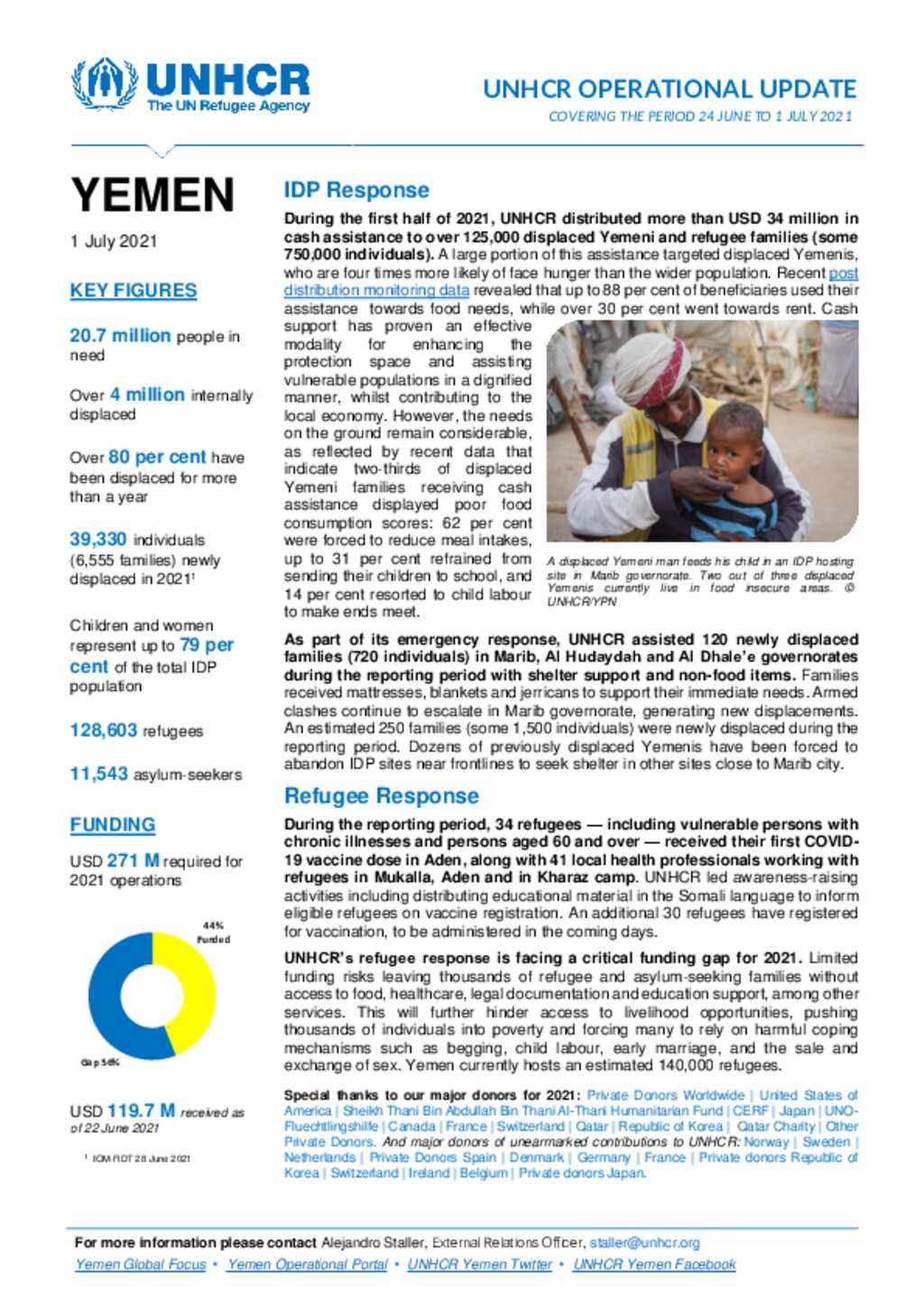 Document Yemen Operational Update 1 July 2021