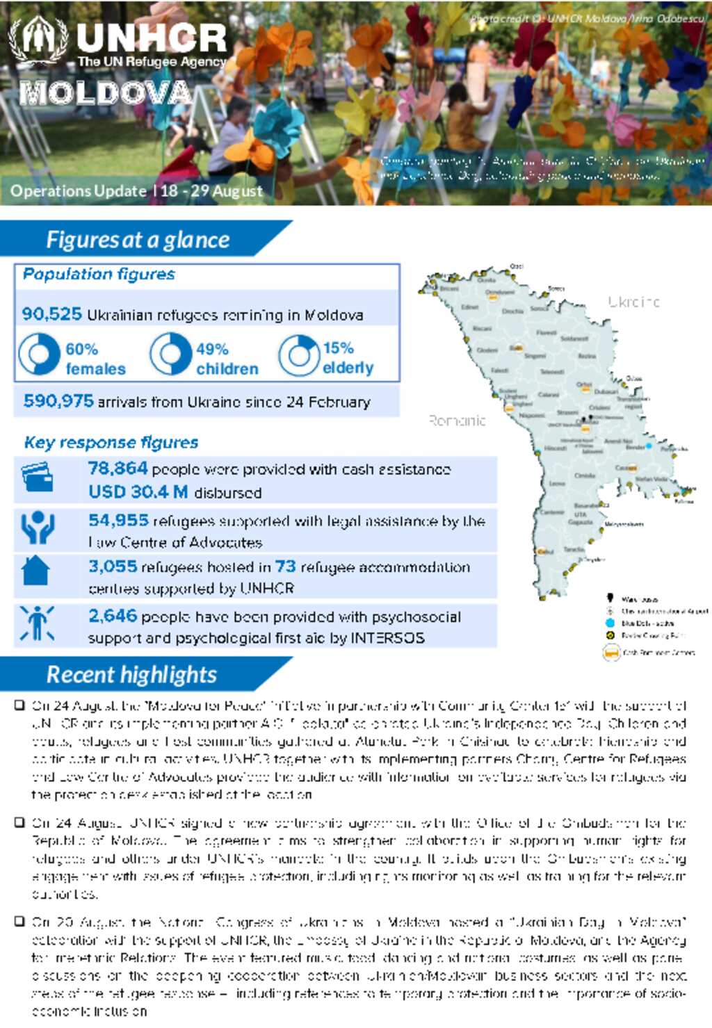 Document Ukraine Situation Moldova Operations Update August