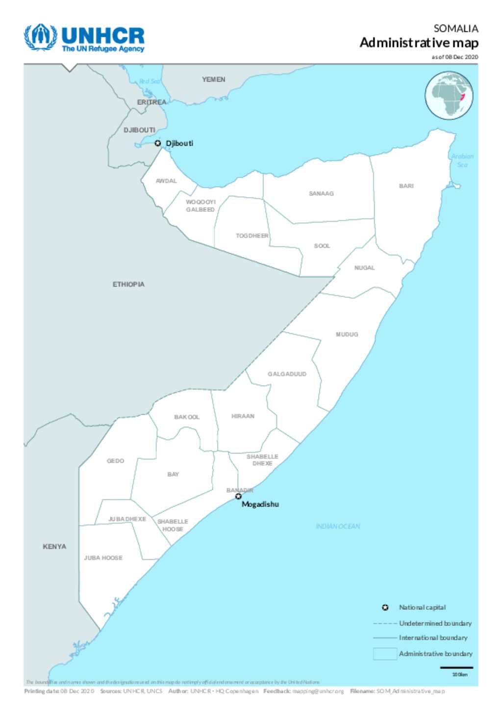 Administrative Map Of Somalia Somalia Administrative Map Porn Sex Picture