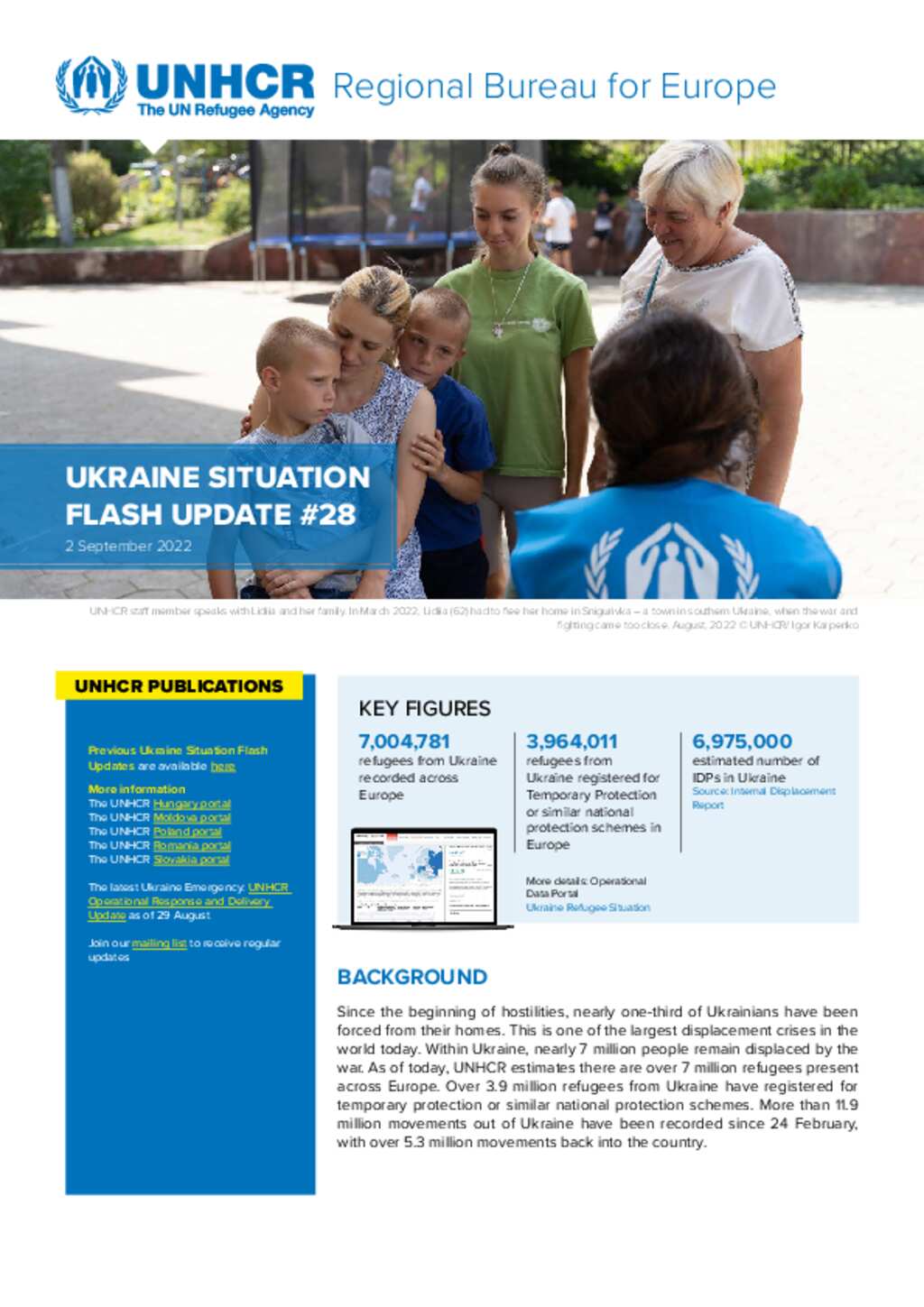 Document Ukraine Situation Flash Update 28