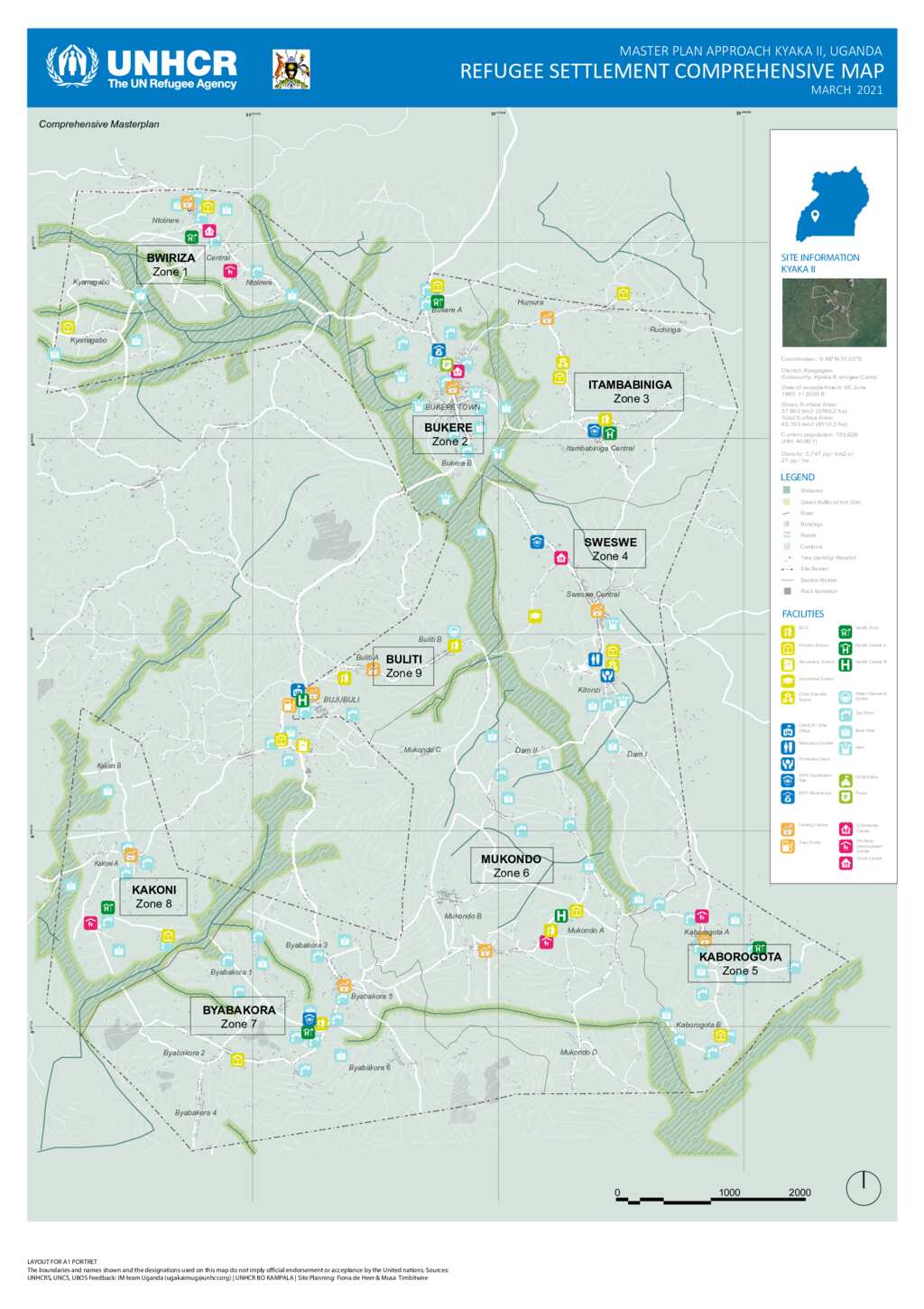 Document - Uganda - Kyaka Ii Master Plan Or Settlement Map March 2021