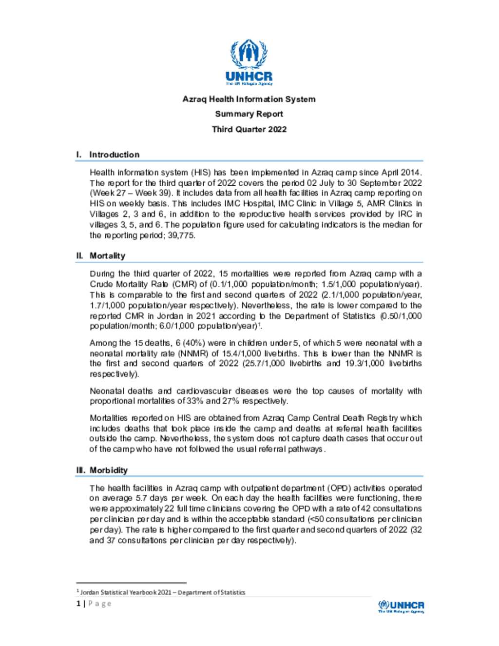 Document - Azraq Health Informaiton System- Narrative Summary Report ...