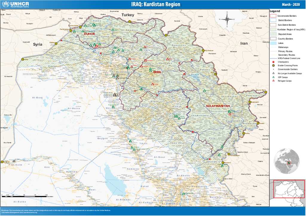 Document UNHCR Iraq KRI Operational Context Map   Big 12937e2aa1de363baafbd109a50d441ef0b8e0e3 