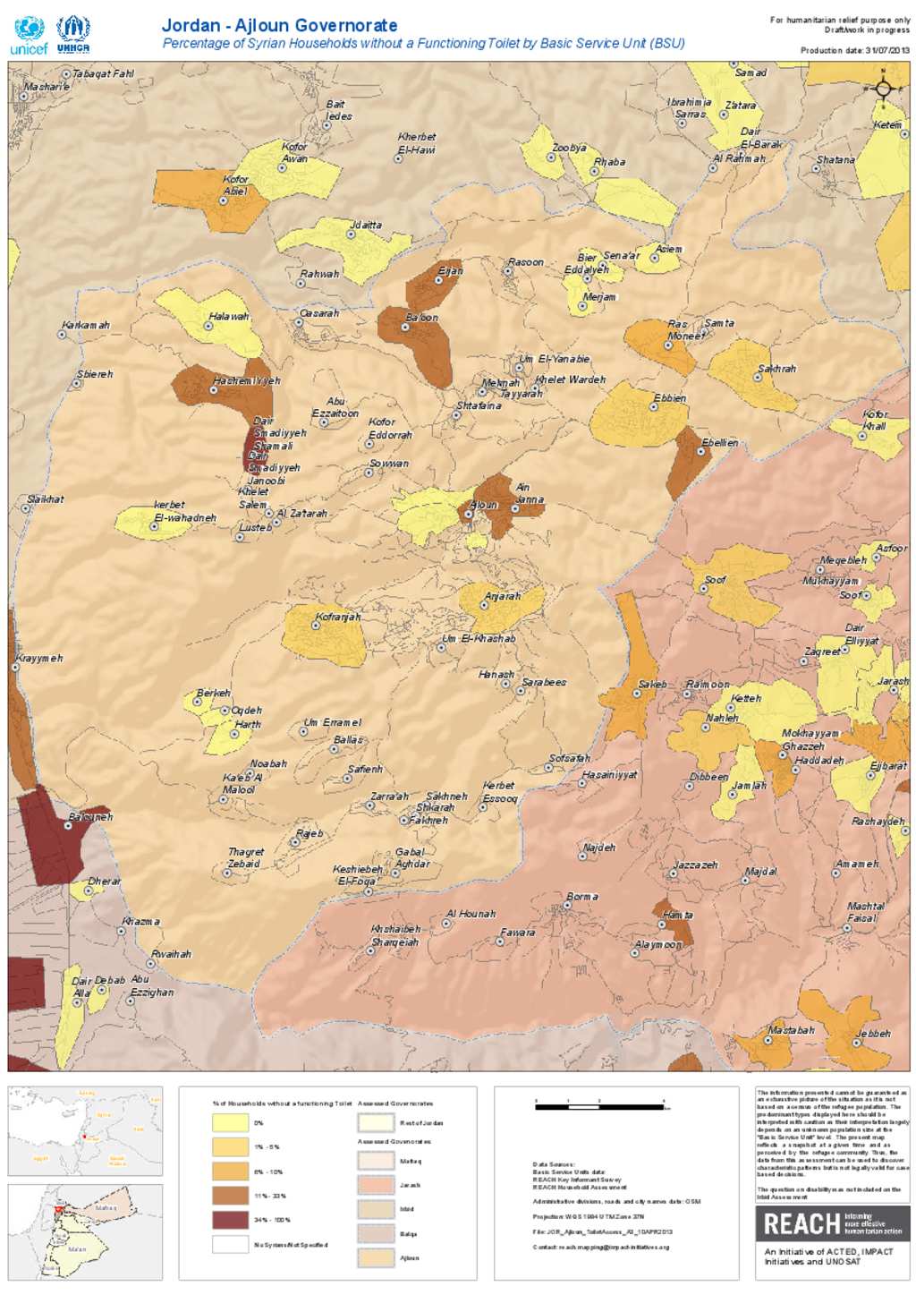 Document - Ajloun Toilet Access Population Map