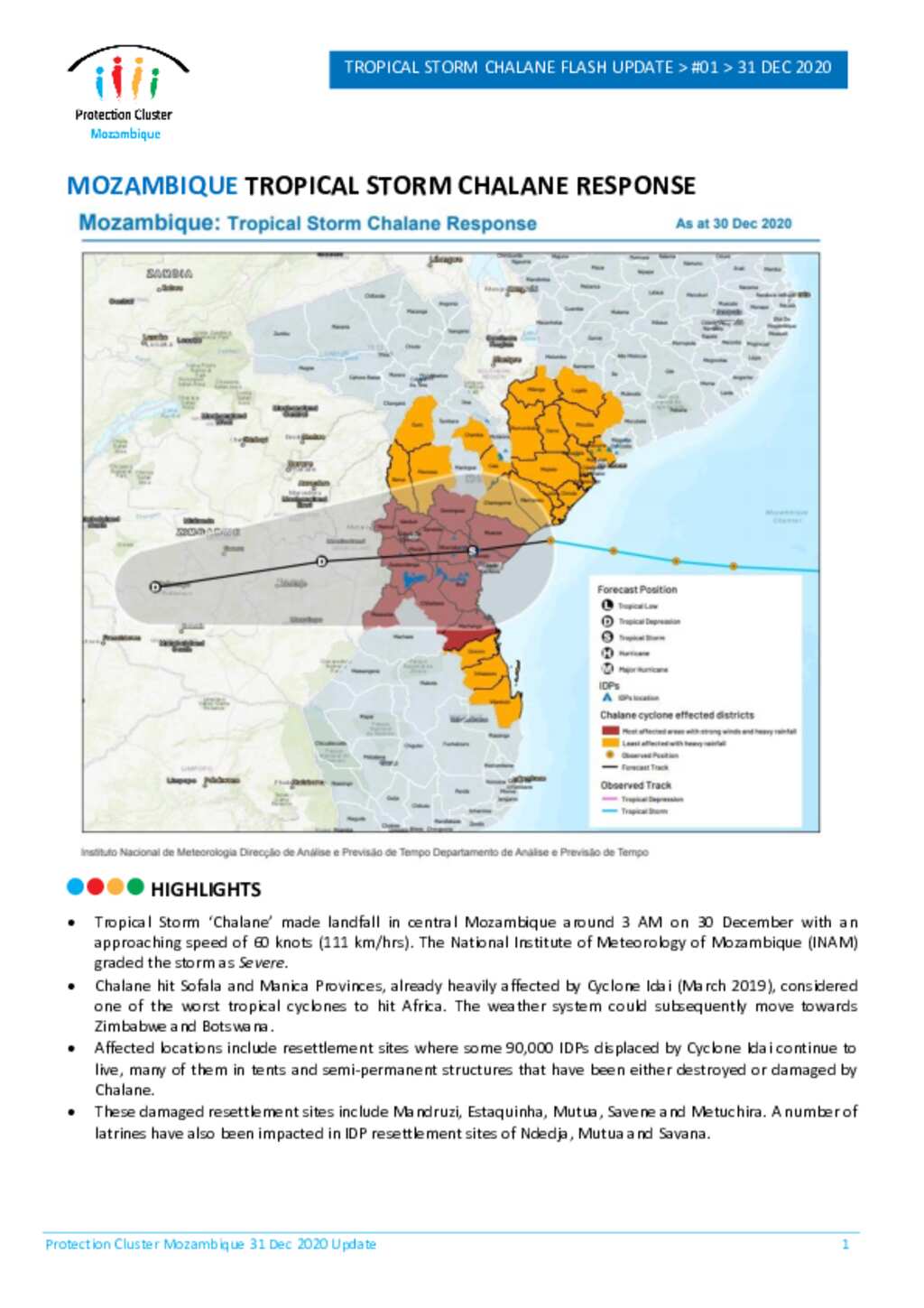 Document - Global Protection Cluster Mozambique Chalane Dec 2020