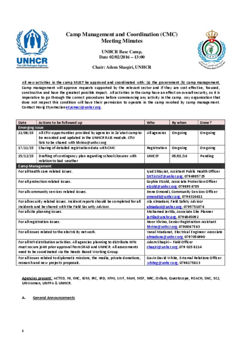 Document - Zaatari CMC_Meeting_Minutes_020216