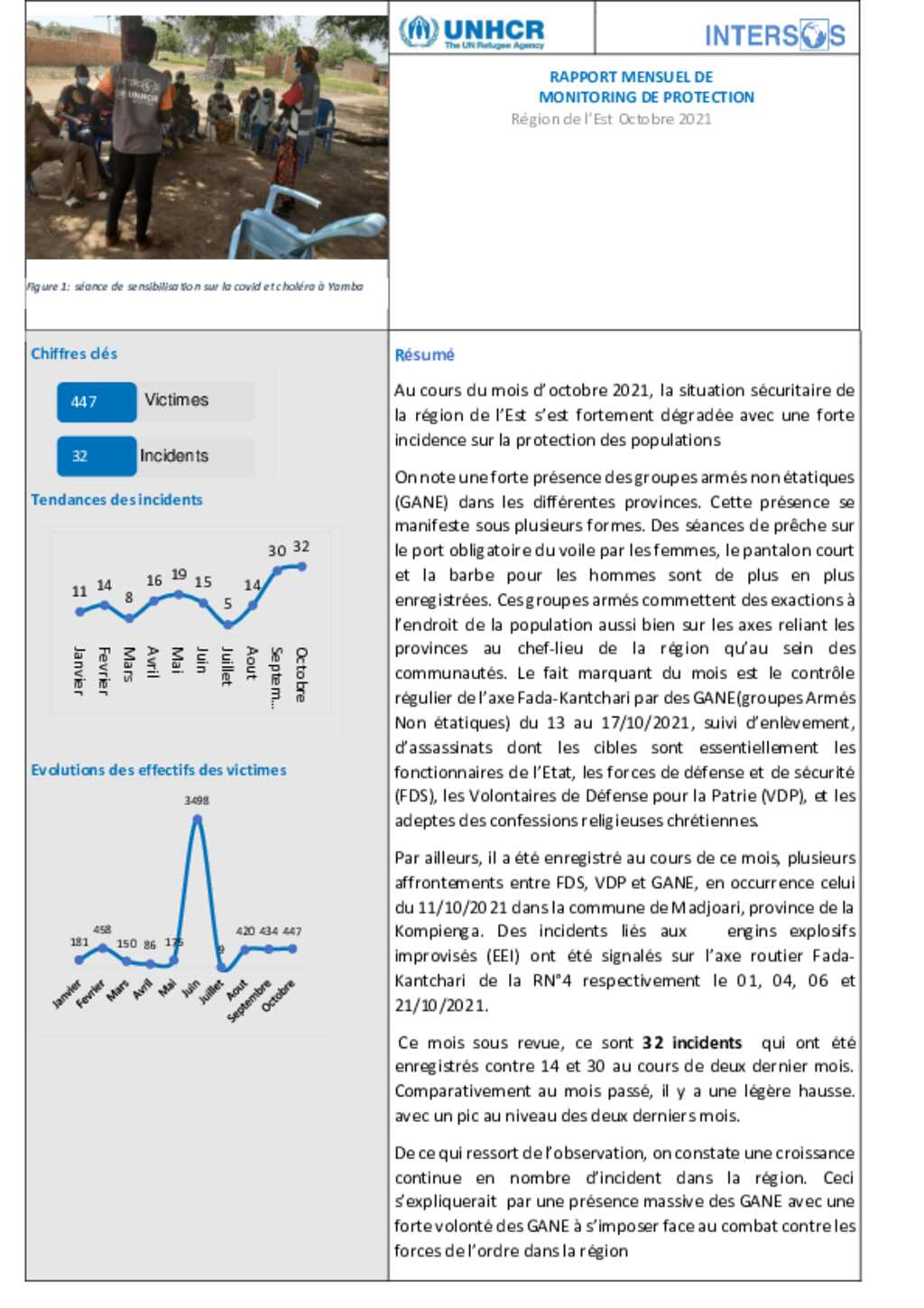 Document - UNHCR Burkina Faso Rapport Mensuel De Monitoring De ...