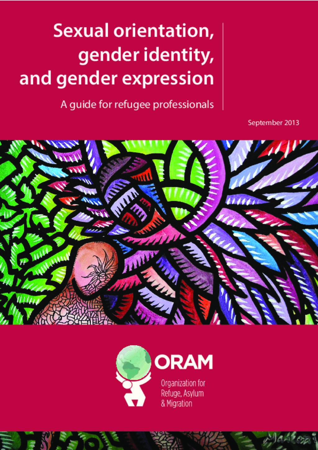 Document Sexual Orientation Gender Identity And Gender Expression A Guide For Refugee