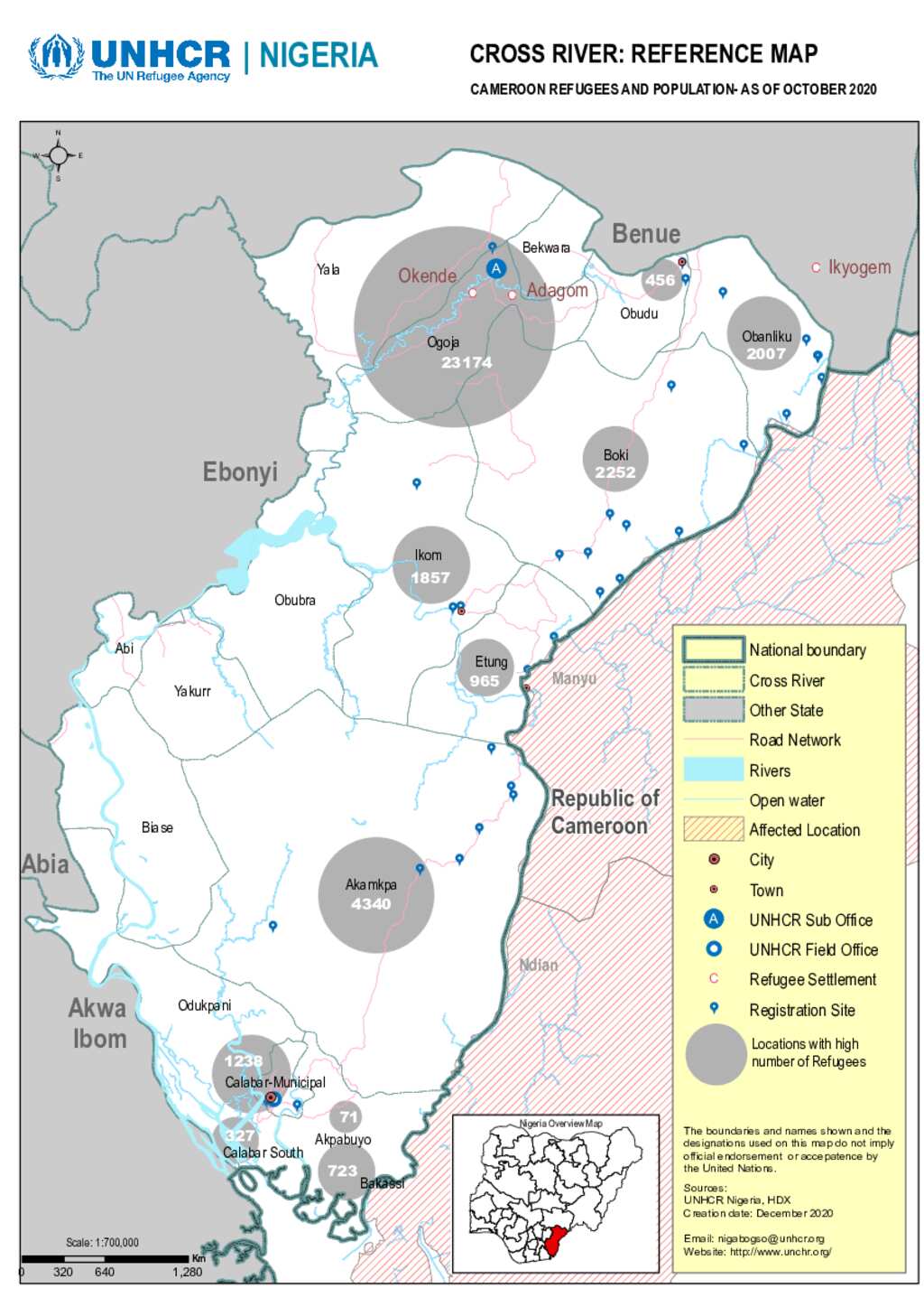 Document Unhcr Nigeria Cameroon Refugees Situation Cross River State November