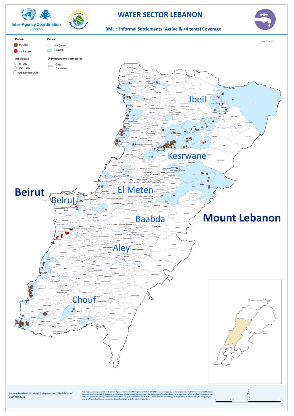 Document Beirut & Mount Lebanon WATER Sector Lebanon Informal