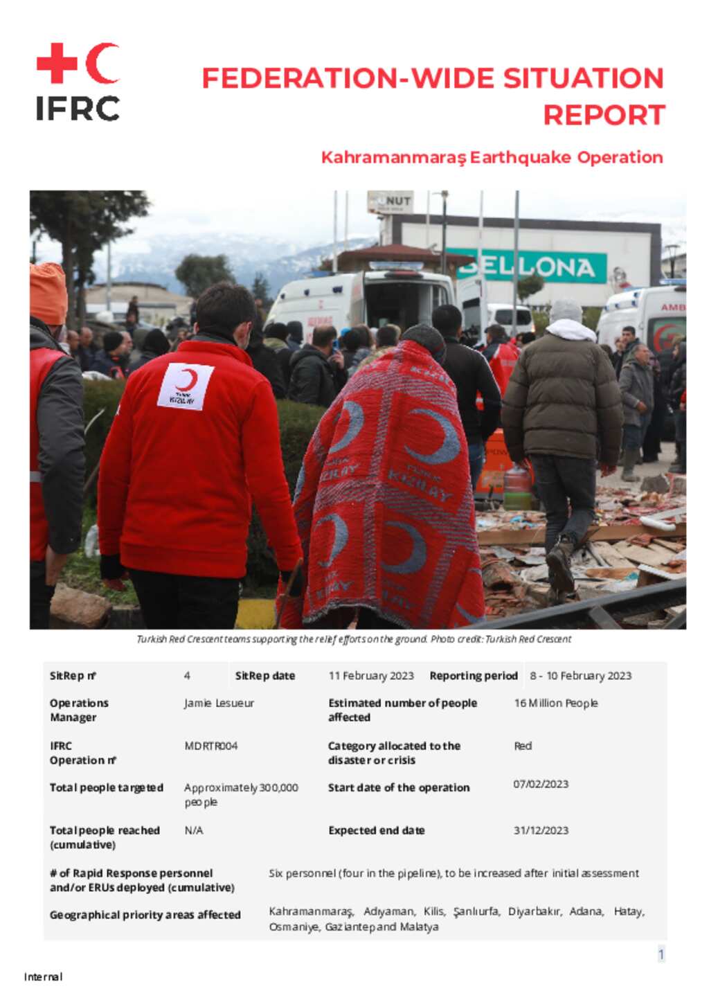 document-t-rkiye-ifrc-federation-wide-situation-report