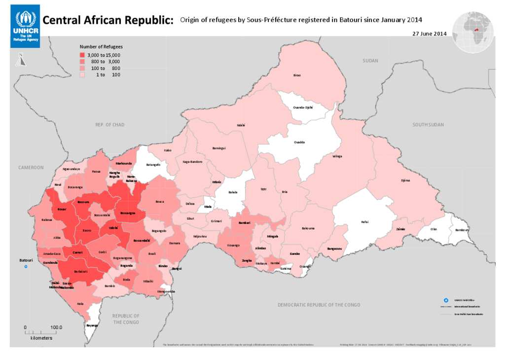 Document - CAR: Origin of refugees by Sous-Préfécture registered in ...