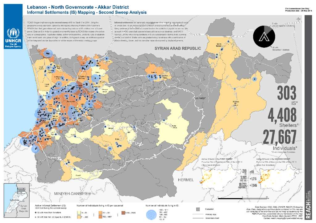 Document - REACH - Shelter – Akkar – Informal Settlements Mapping ...