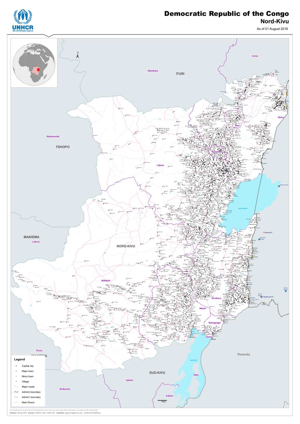 Document DRC Reference Map Showing The Towns In Nord Kivu August 2019   Big 6afd8c862ca48159a139f0ded90e9f264b60e9ec 