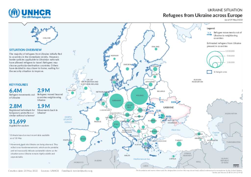 Document - Ukraine Situation: Refugees from Ukraine across Europe ...