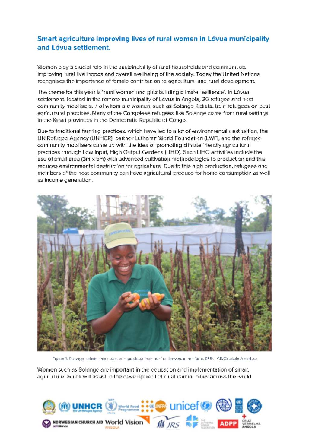 Document - International Day of Rural Women in Lóvua Settlement