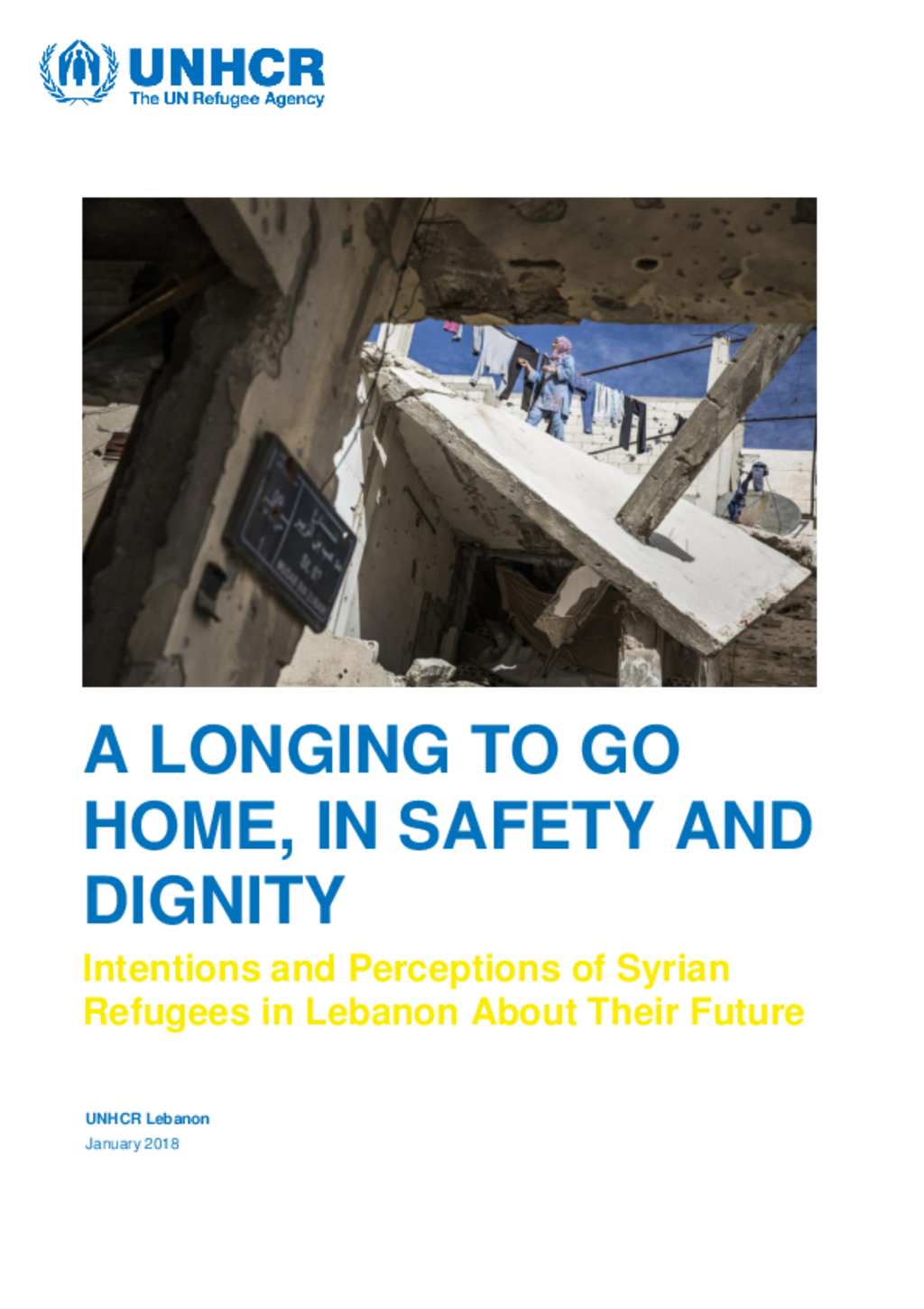 Document - UNHCR Lebanon -Intentions And Perceptions Of Syrian Refugees ...