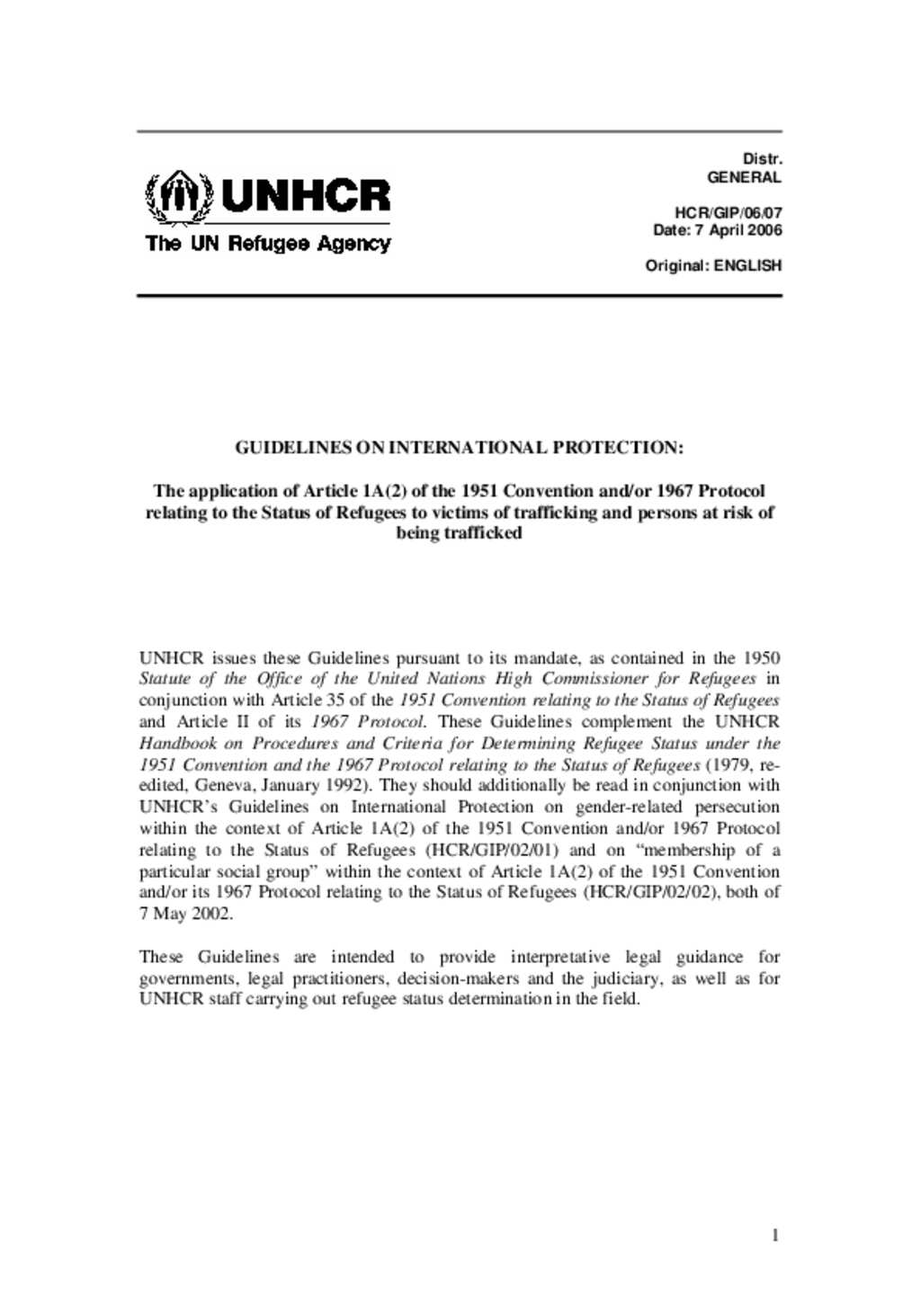 how to write an application letter to unhcr