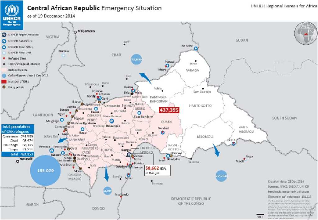 Document - Central African Republic - Regional Situation Map #44