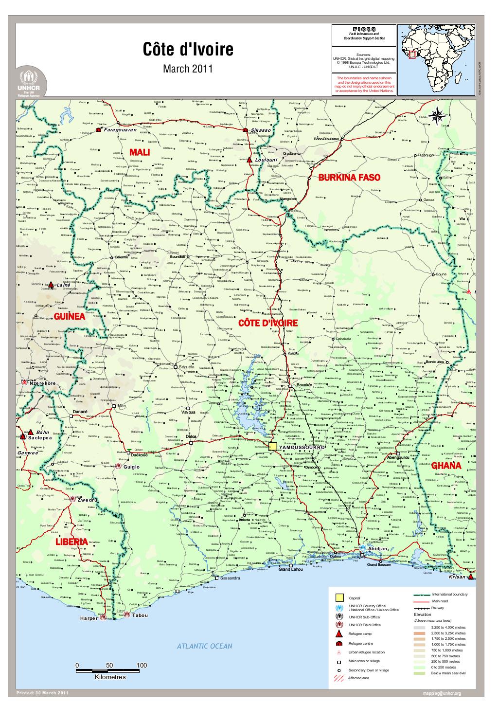 Document Côte d'Ivoire March 2011