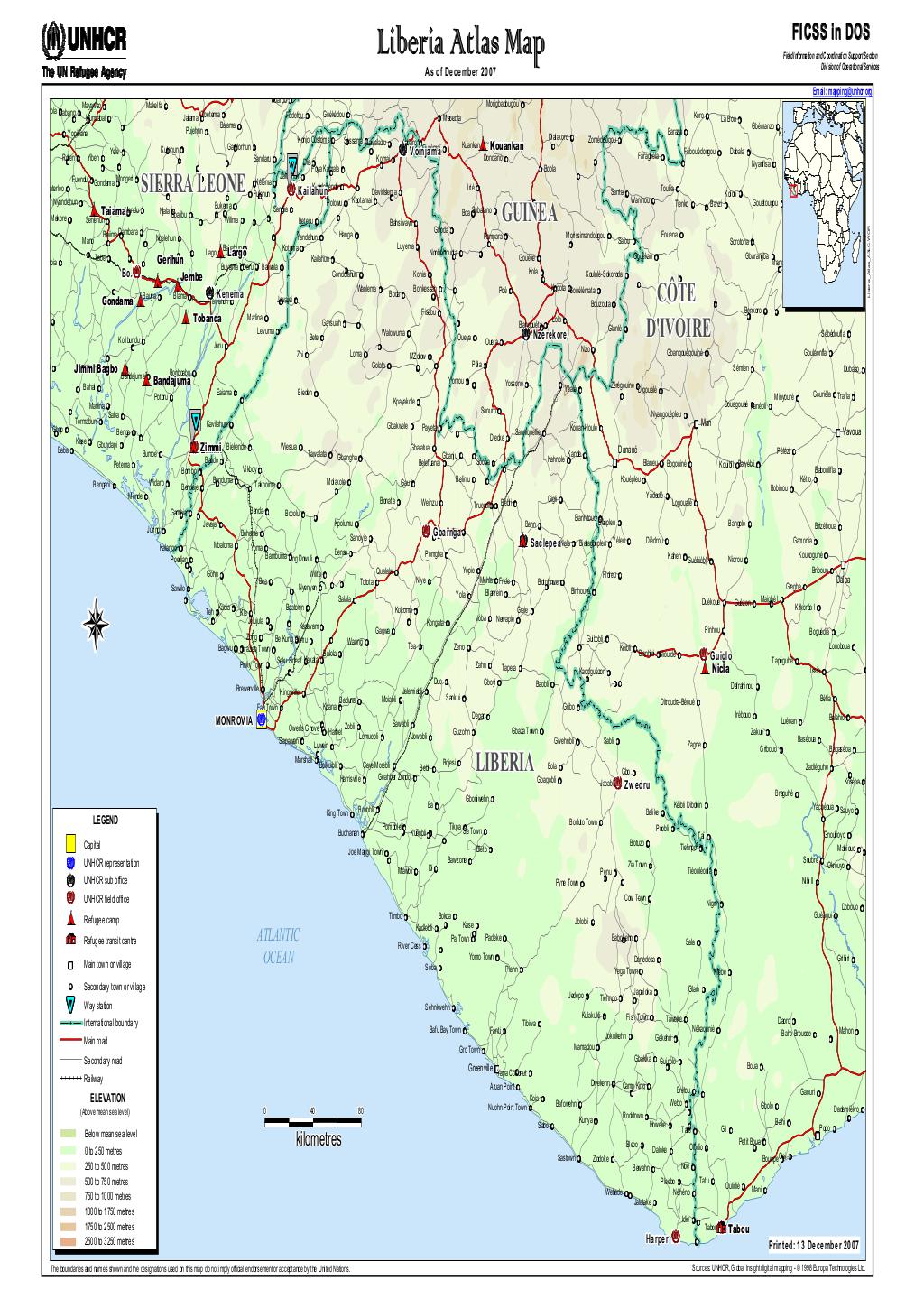 Document Liberia Atlas Map December