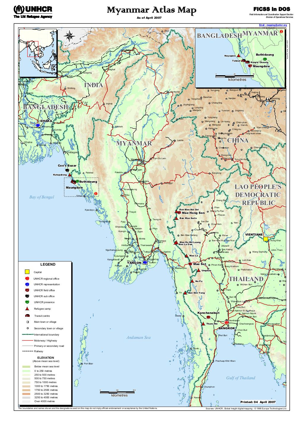 Document Myanmar Atlas Map April