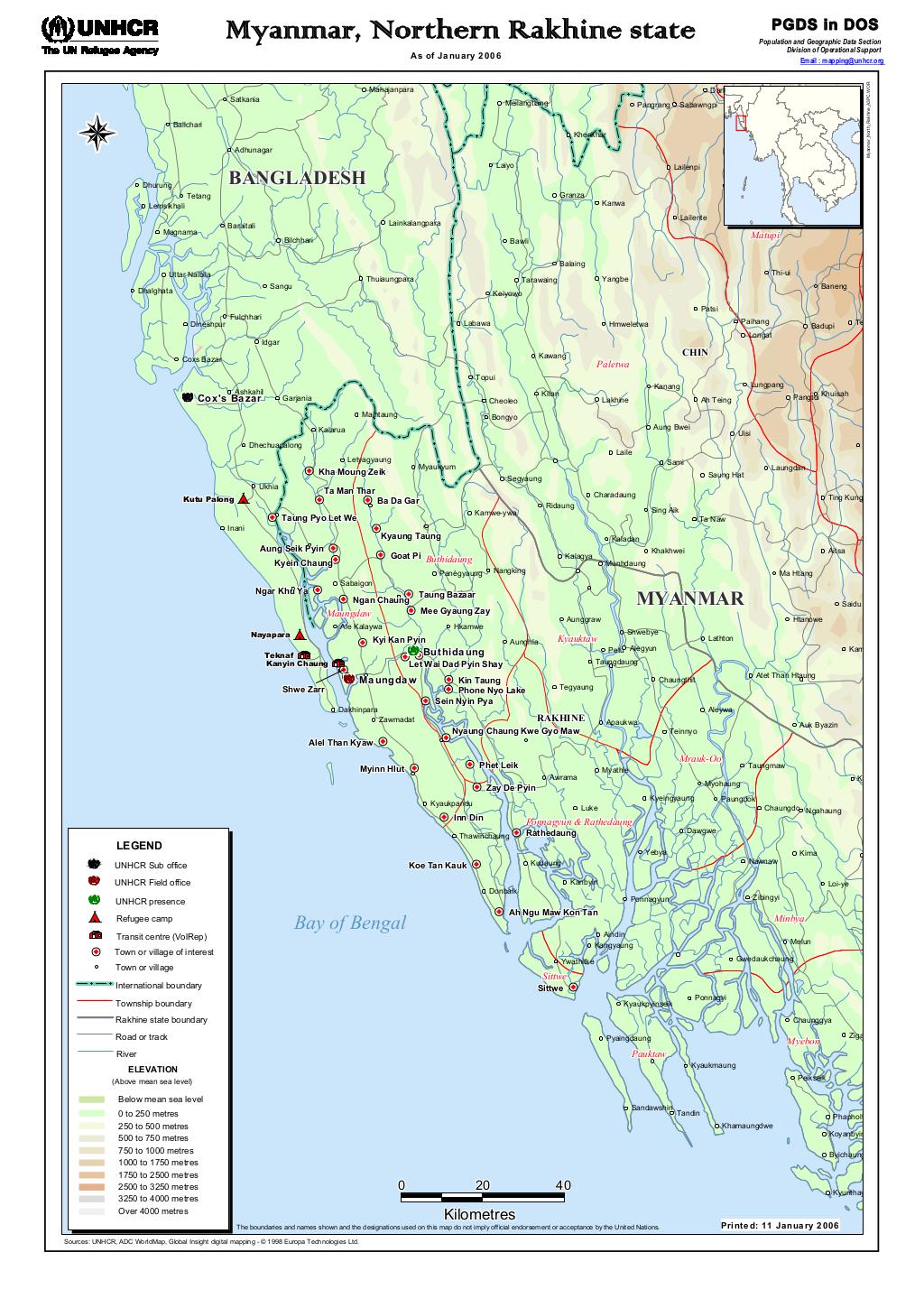 Document Myanmar Northern Rakhine State January 2006