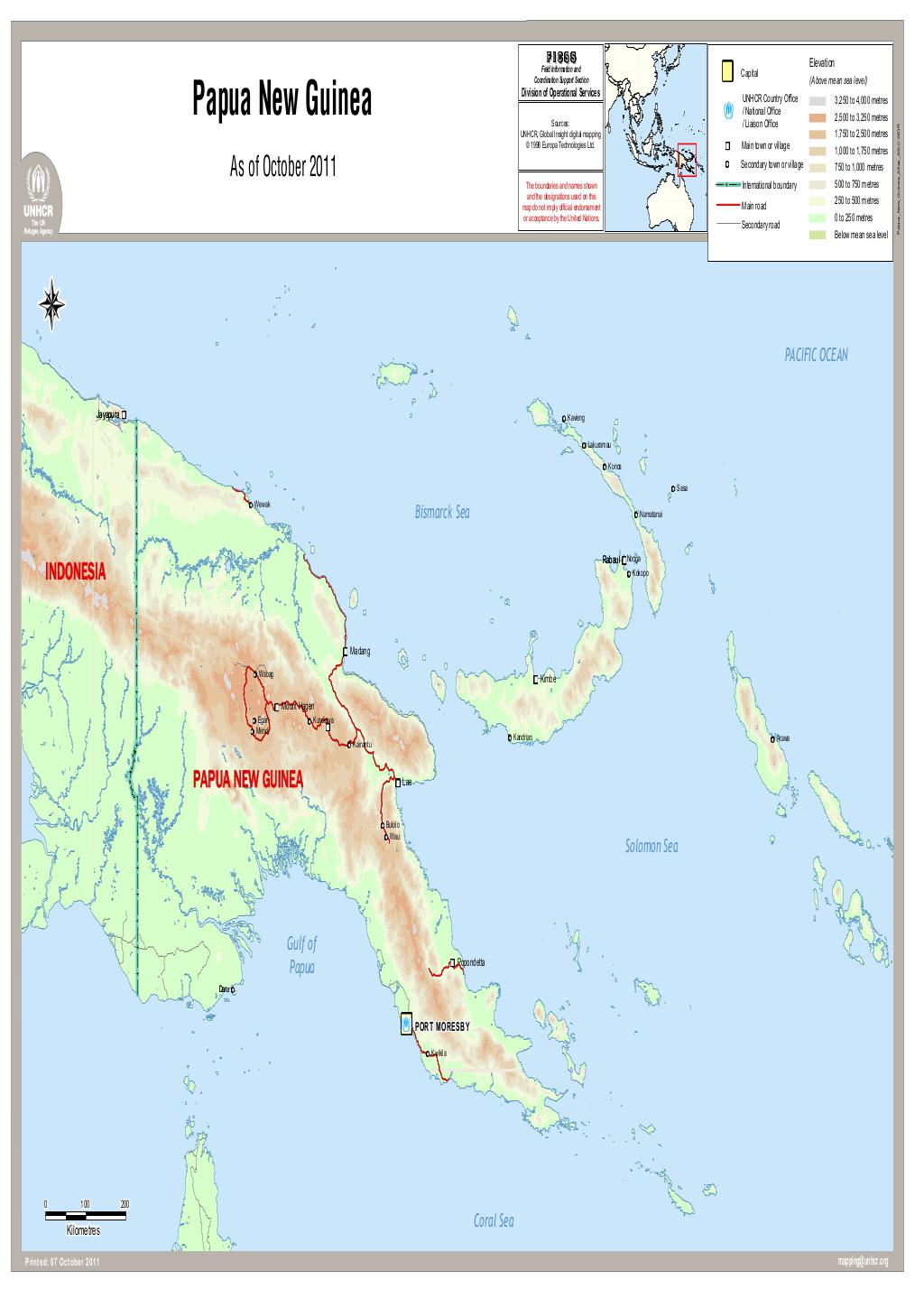 Document - Papua New Guinea - October 2011