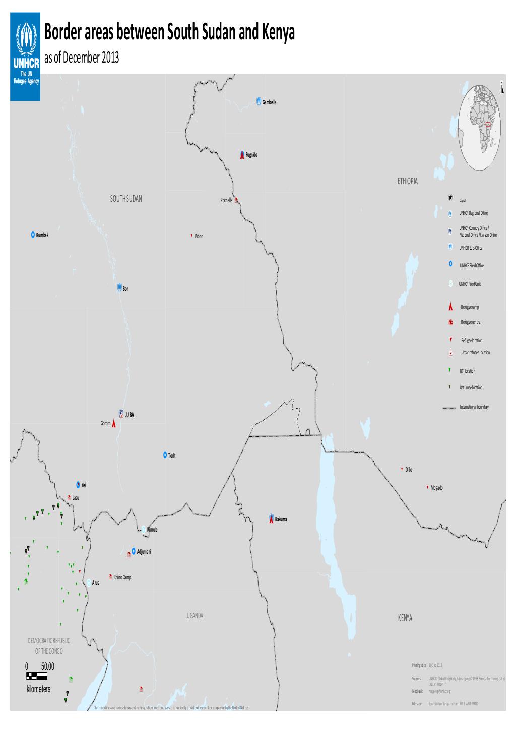 Document - Border areas between South Sudan and Kenya - December 2013