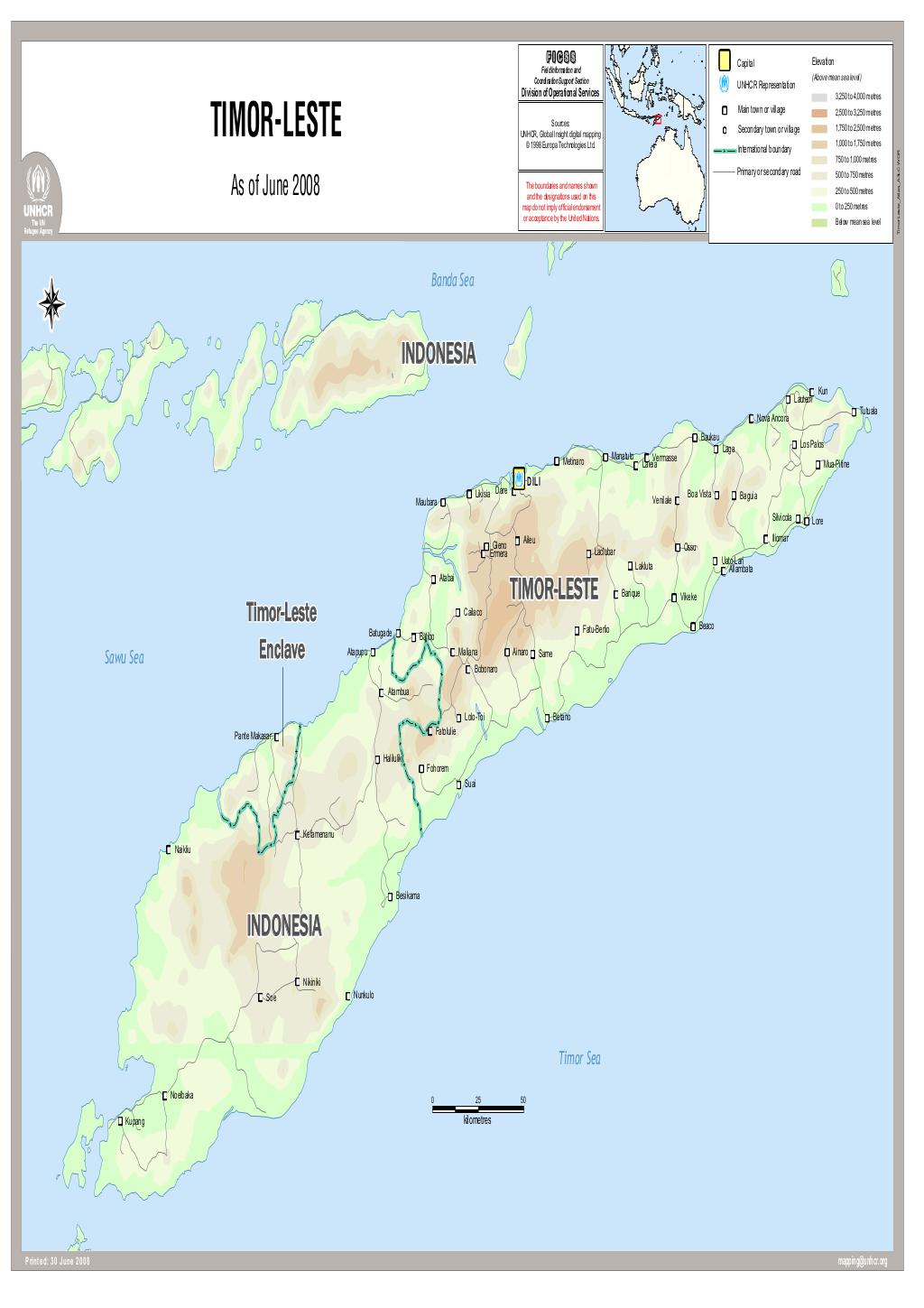 Document - Timor Leste - June 2008