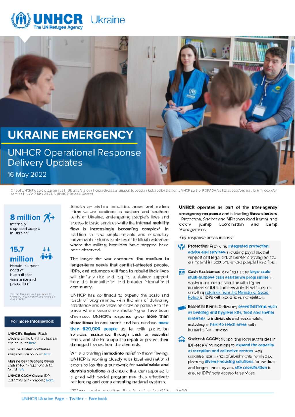 Document - Ukraine Emergency - UNHCR Operational Response Delivery ...