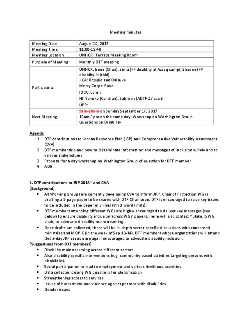 Document DTF Minutes Of Meeting Aug 10 2017 