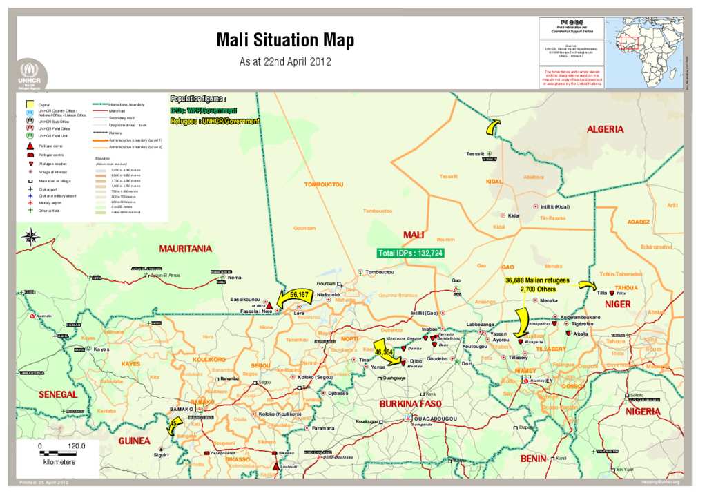 Document Mali Regional Situation Map