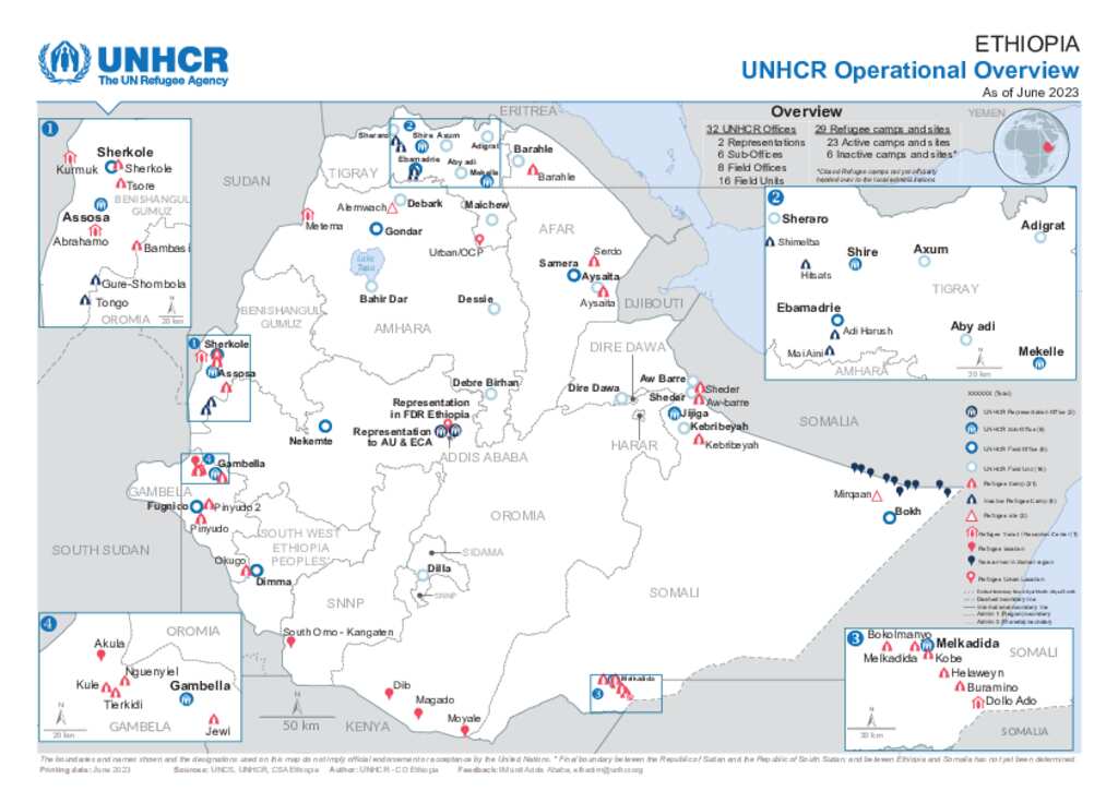 Document - UNHCR Ethiopia Operational Overview June 2023