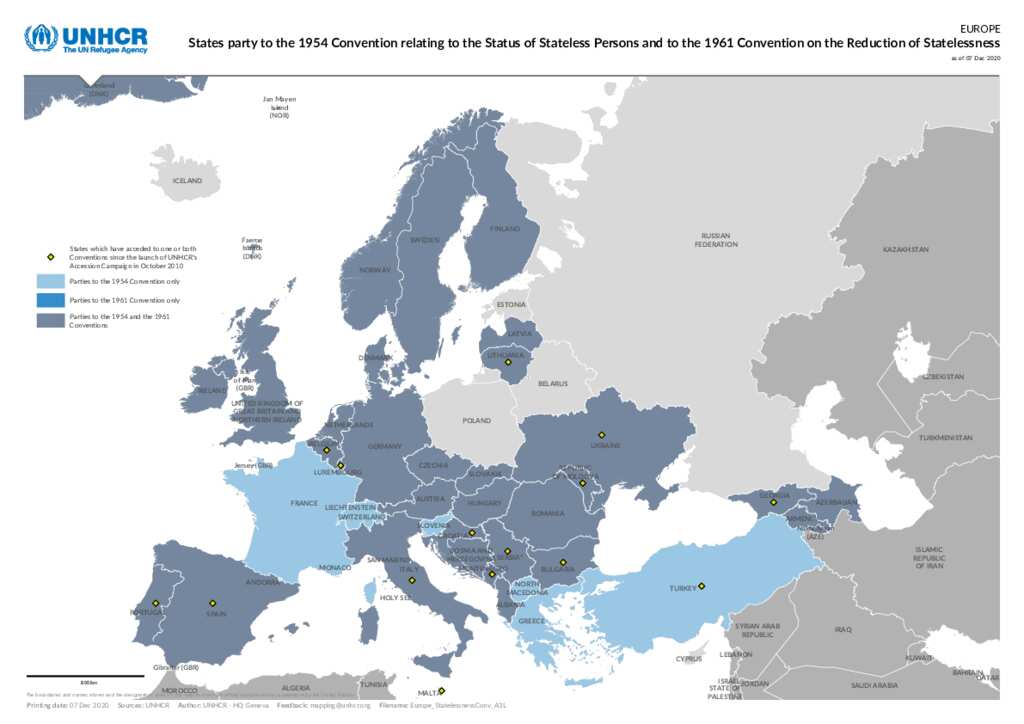 Document - EUROPE | States party to the 1954 Convention relating to the ...