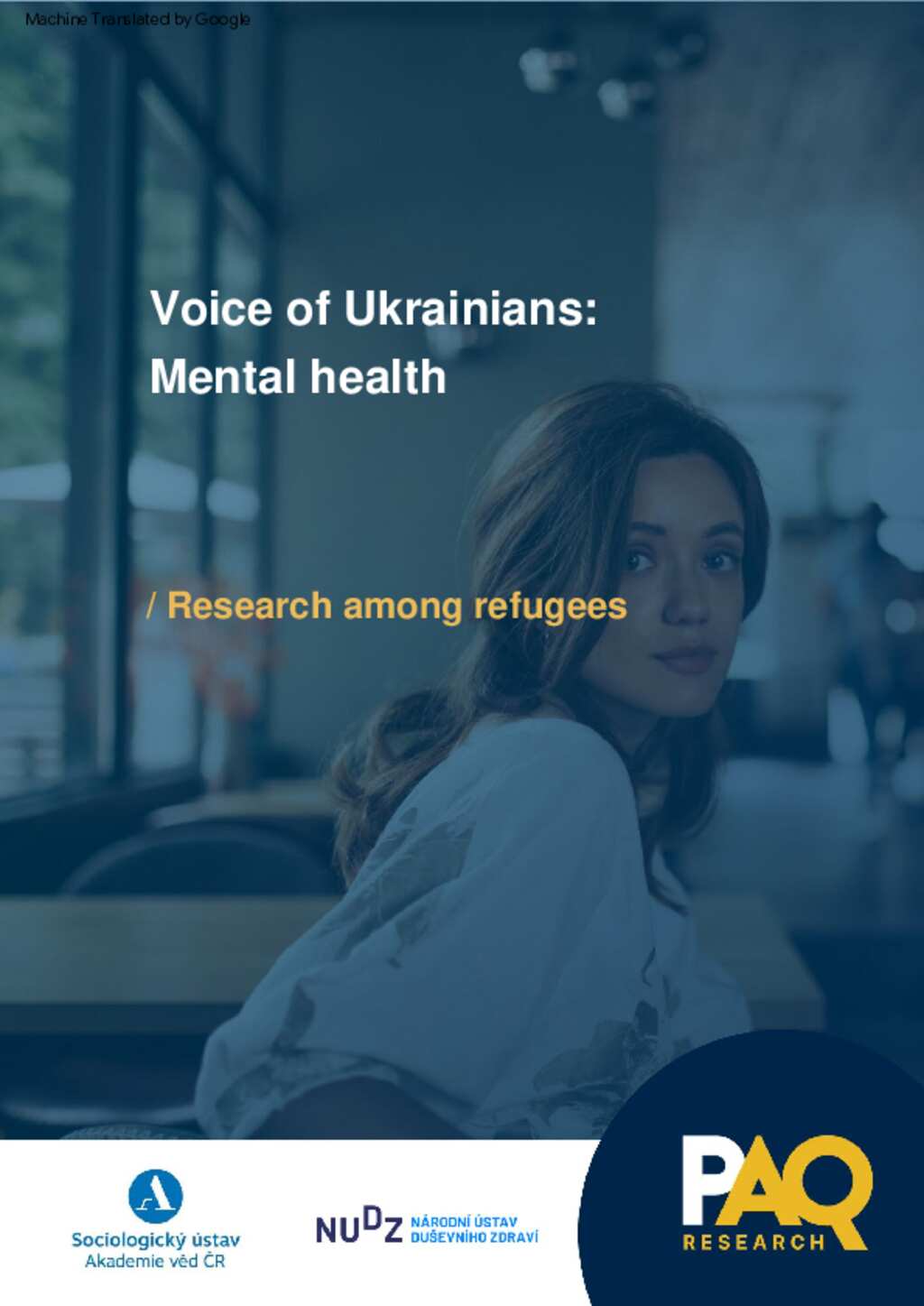 Document - Ukraine Situation - Voice Of Ukrainians: Mental Health