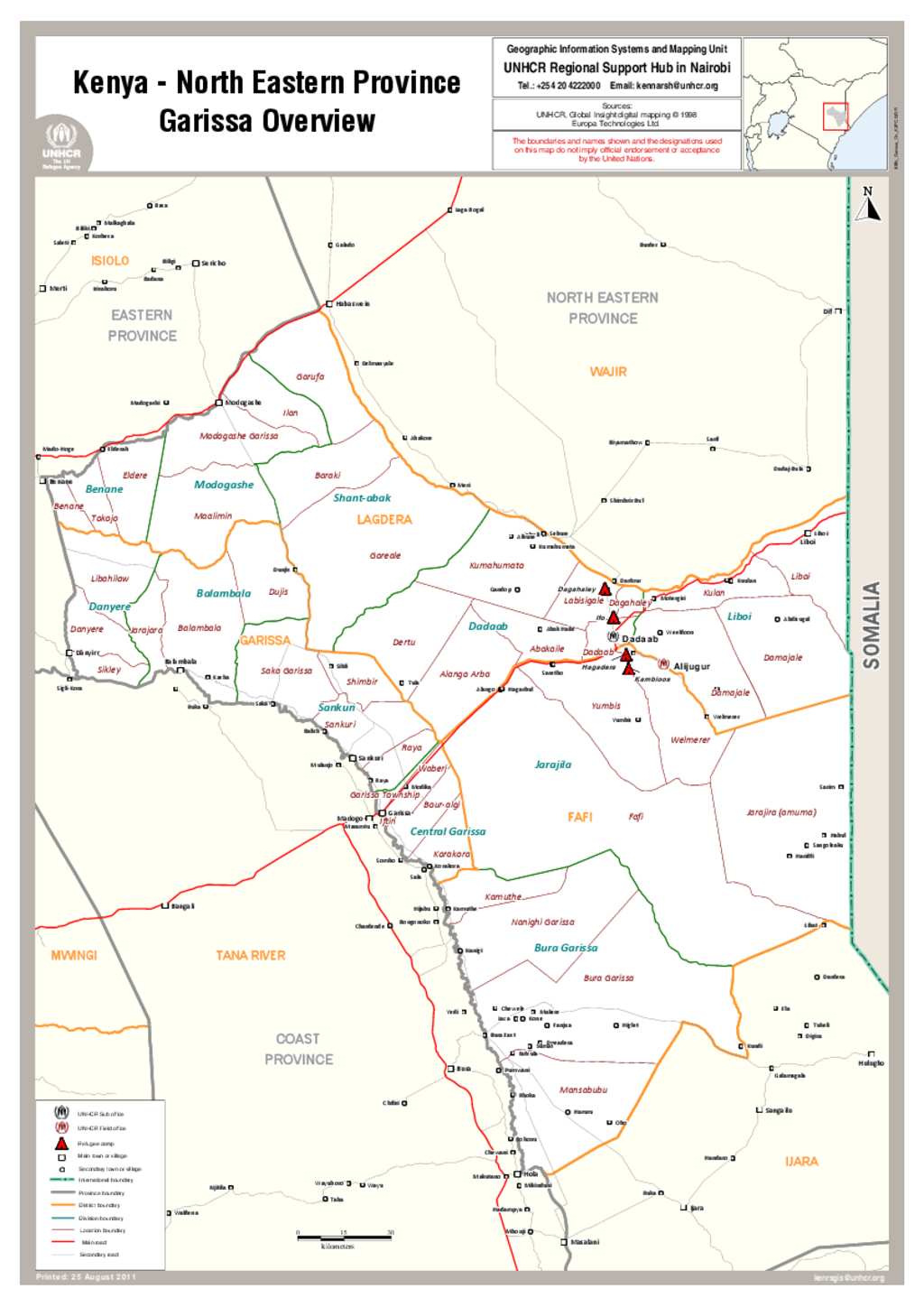 Document - Kenya - Garissa Overview Map