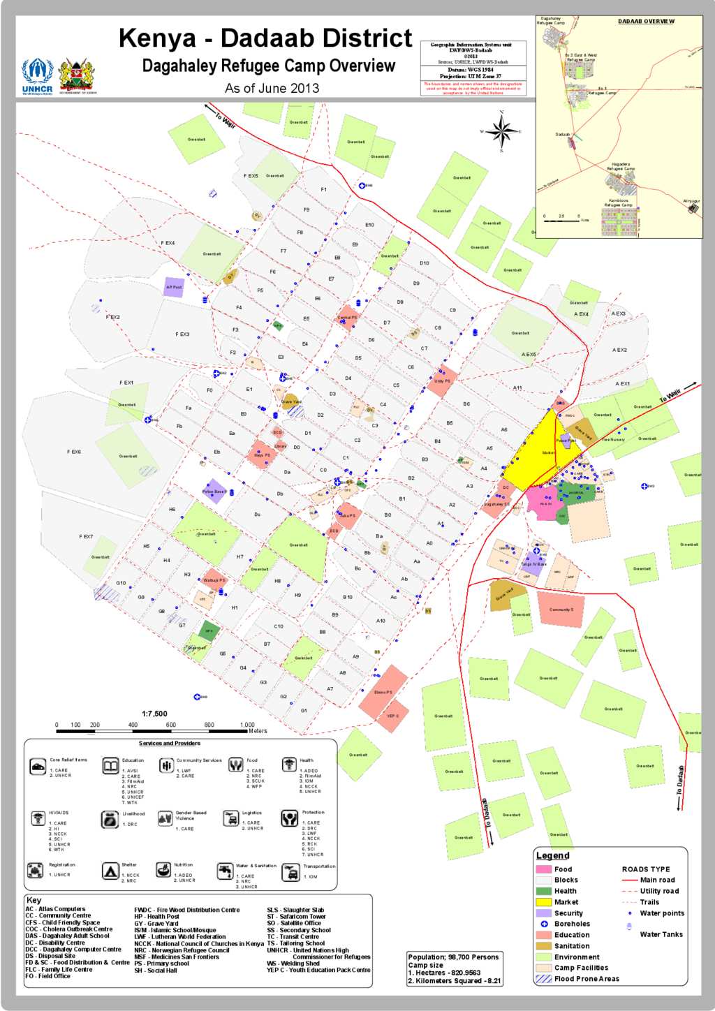 Document - Dagahaley Camp map - June 2013