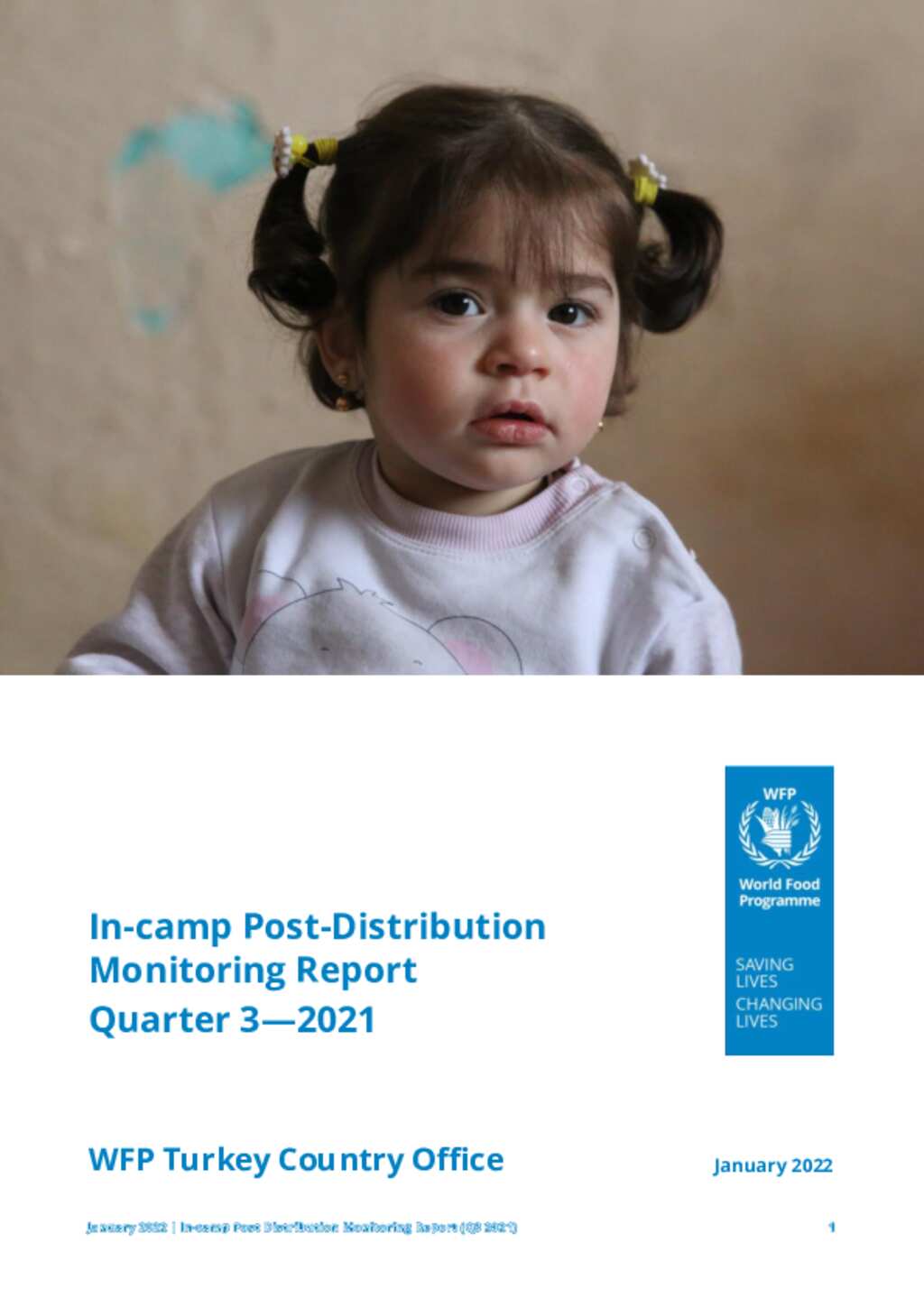 Wfp Pattern Document - Turkey: WFP - In-Camp PDM Report Q3 2021