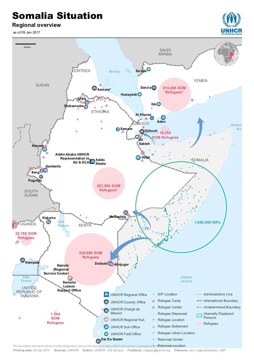 Document - Somalia Situation - Regional Overview - 09 January 2017